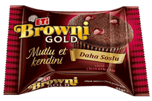 Eti Browni Gold Chocolate Cake With Sour Cherry Sauce 45 gr