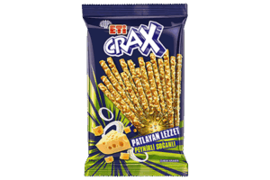 Eti Crax Flavor Bomb Cheese Onion Stick Craker 50 gr