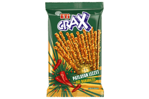 Eti Crax Flavor Bomb Hot Spicy Stick Craker 50 gr