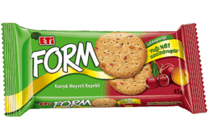 Eti Form Bran Biscuit With Mixed Fruit 45 gr