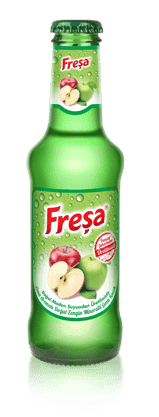 Freşa Apple Flavored Natural Mineral Rich Carbonated Drink 200 ml