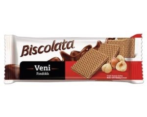 Şölen Biscolata Veni Hazelnut Cream Wafer 50 gr