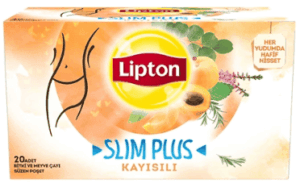 Lipton Slim Plus Tea Bag Apricot 20 pcs