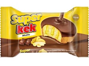 Azra Super Compound Chocolate Coated Cake With Banana Aroma Sauce 45 gr