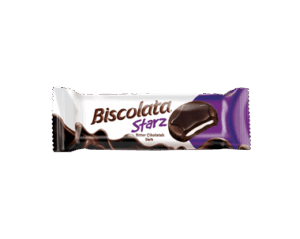 Şölen Biscolata Starz Bitter Coated Biscuit With Milk Cream 50 gr