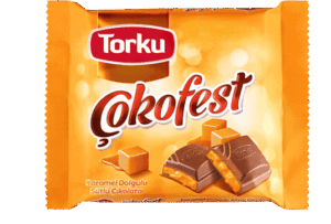 Torku Çokofest Caramel Filled Milk Chocolate 60 gr